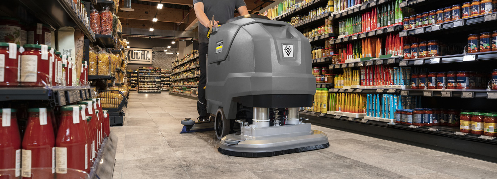 Ribanje i usisavanje prehrambenog prostora BD 80/100 W modelom