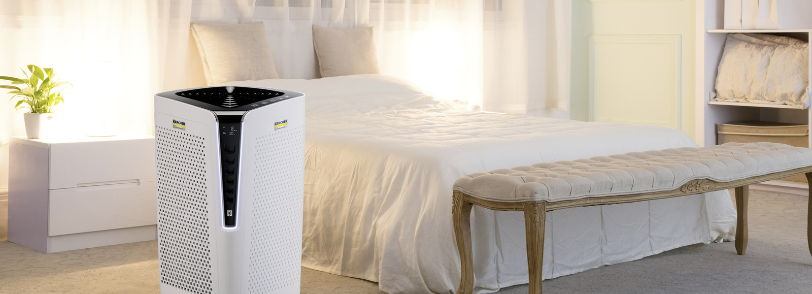 Air purifiers in the bedroom