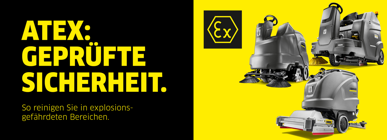 ATEX: Reinigungslösungen für explosionsgefährdete Bereiche