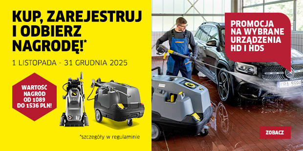 Kup profesjonalną myjkę ciśnieniową, zarejestruj i odbierz nagrodę!