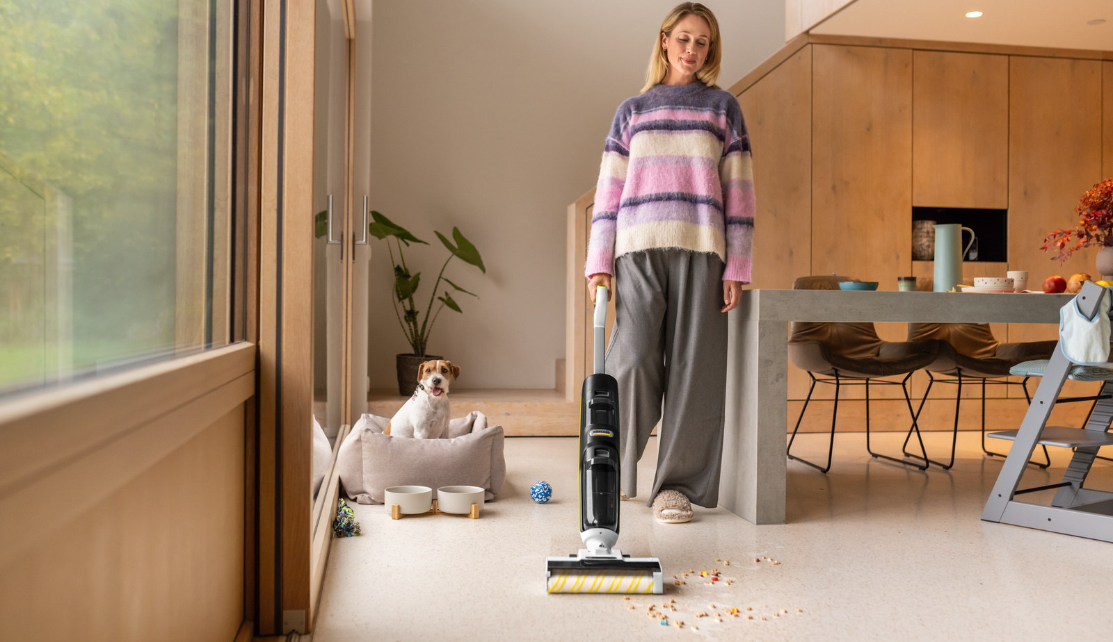 Kärcher Saugwischer entfernt 99 der Bakterien mit hygienischer Reinigung