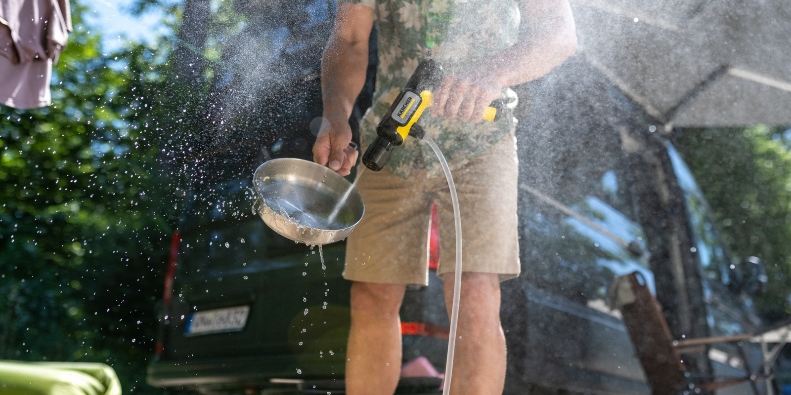 OC handheld compact camper pan