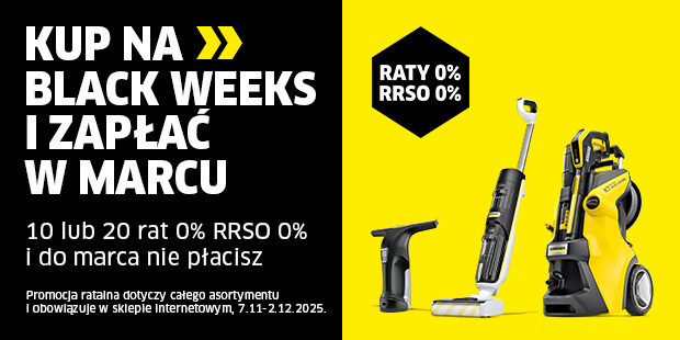 Zakupy na raty 10x0% lub 20x0% RRSO 0% na cały asortyment i do marca nie płacisz!