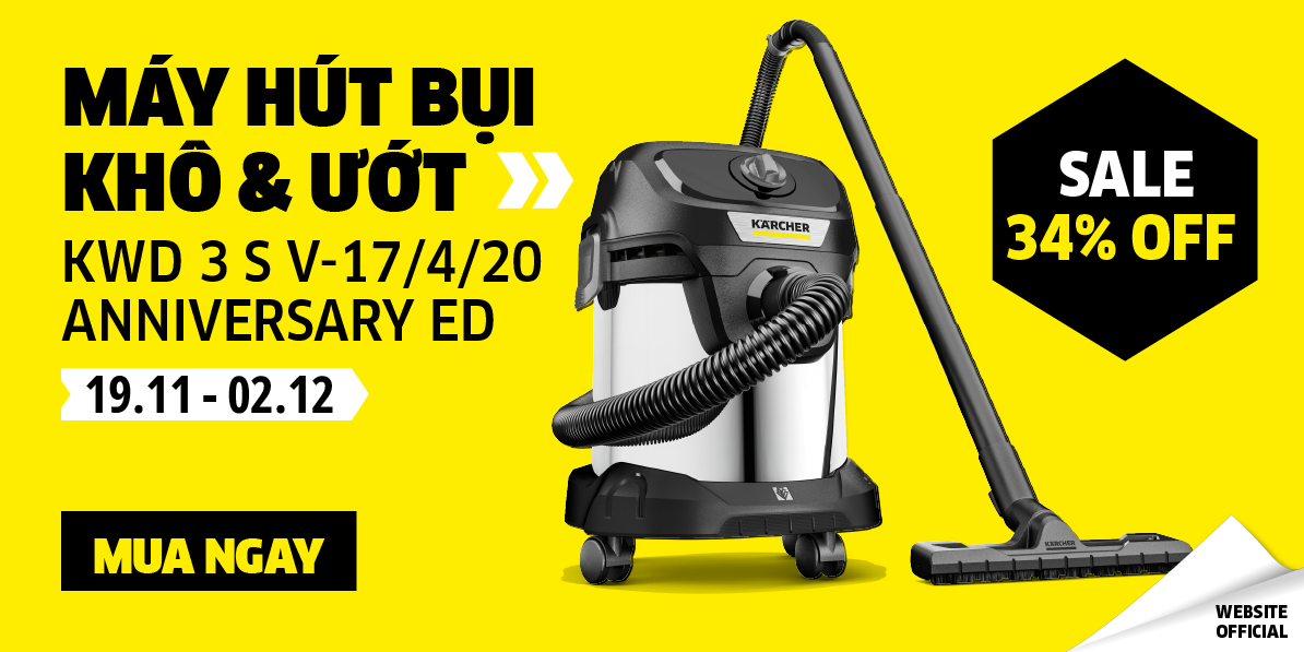 Máy hút bụi khô và ướt KWD 3 S