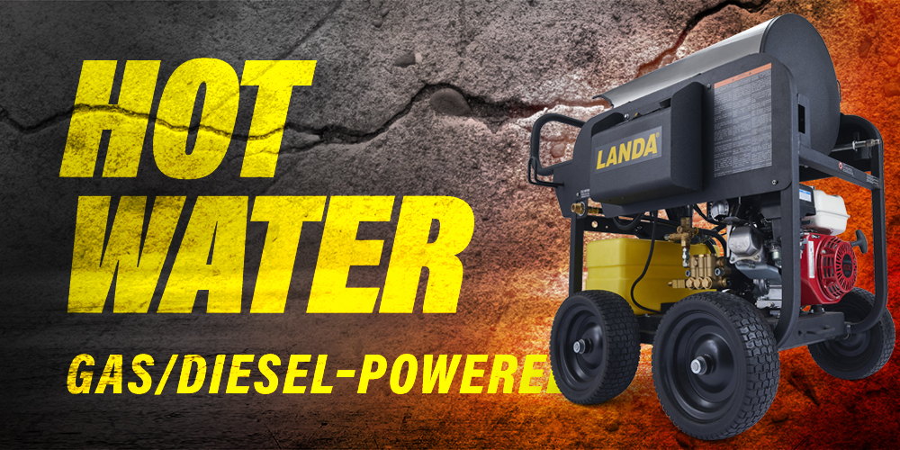 Landa hot water electric pressure washer