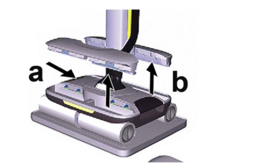 Was tun, wenn sich die Walzen des FC 7 nicht drehen und die Displayanzeigen Reinigungslevel 1 und 2 blinken?