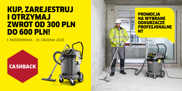 Kup odkurzacz NT, zarejestruj i odbierz zwrot