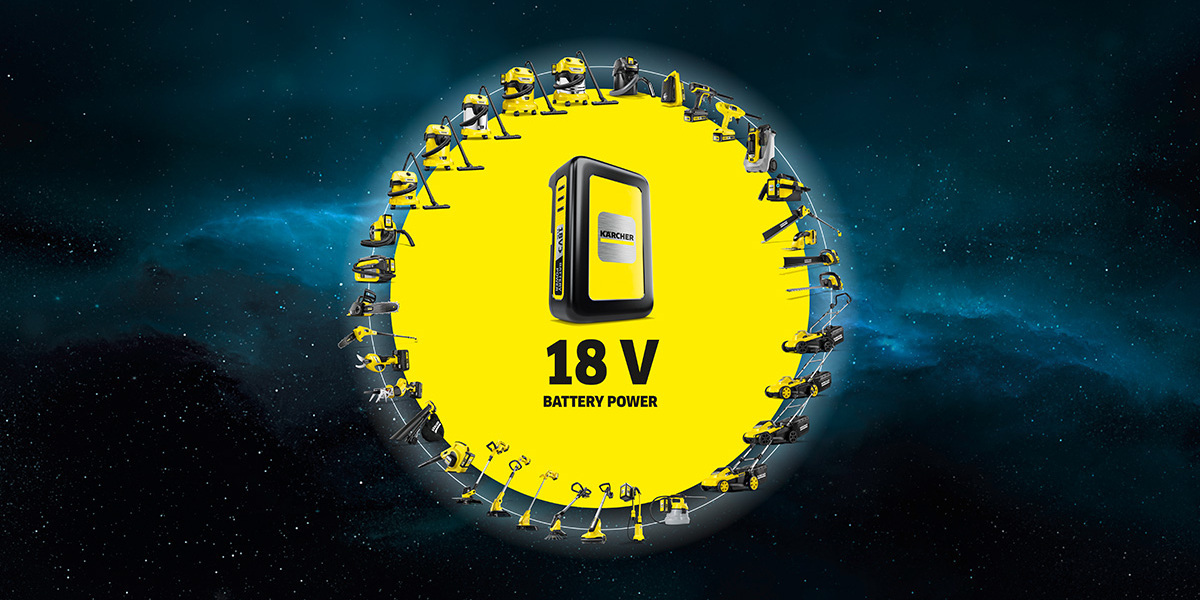 Kärcher Battery Universe overview 18 V