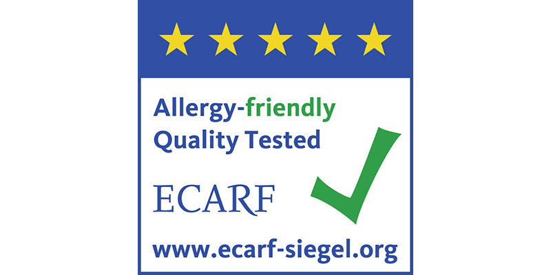 Tepovače pro alergiky certifikát