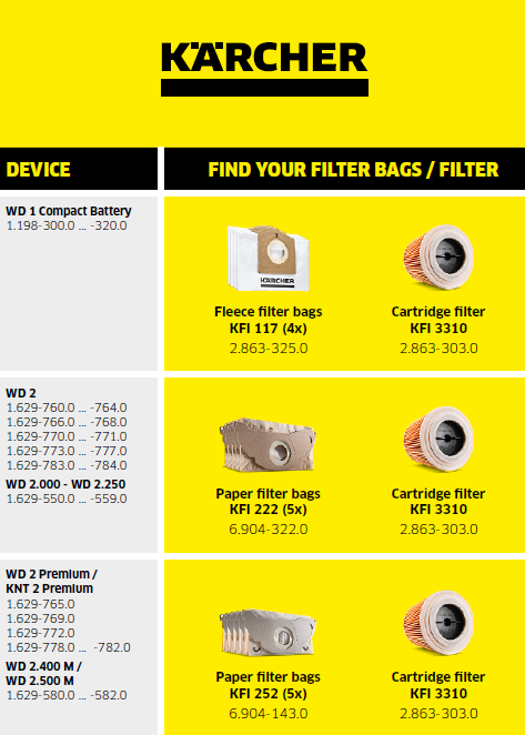 Filter Finder