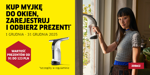 Kup myjkę do okien, zarejestruj i odbierz prezent!