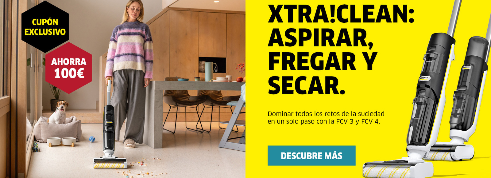 Banner Cupon Descuento Fregadoras Aspiradoras