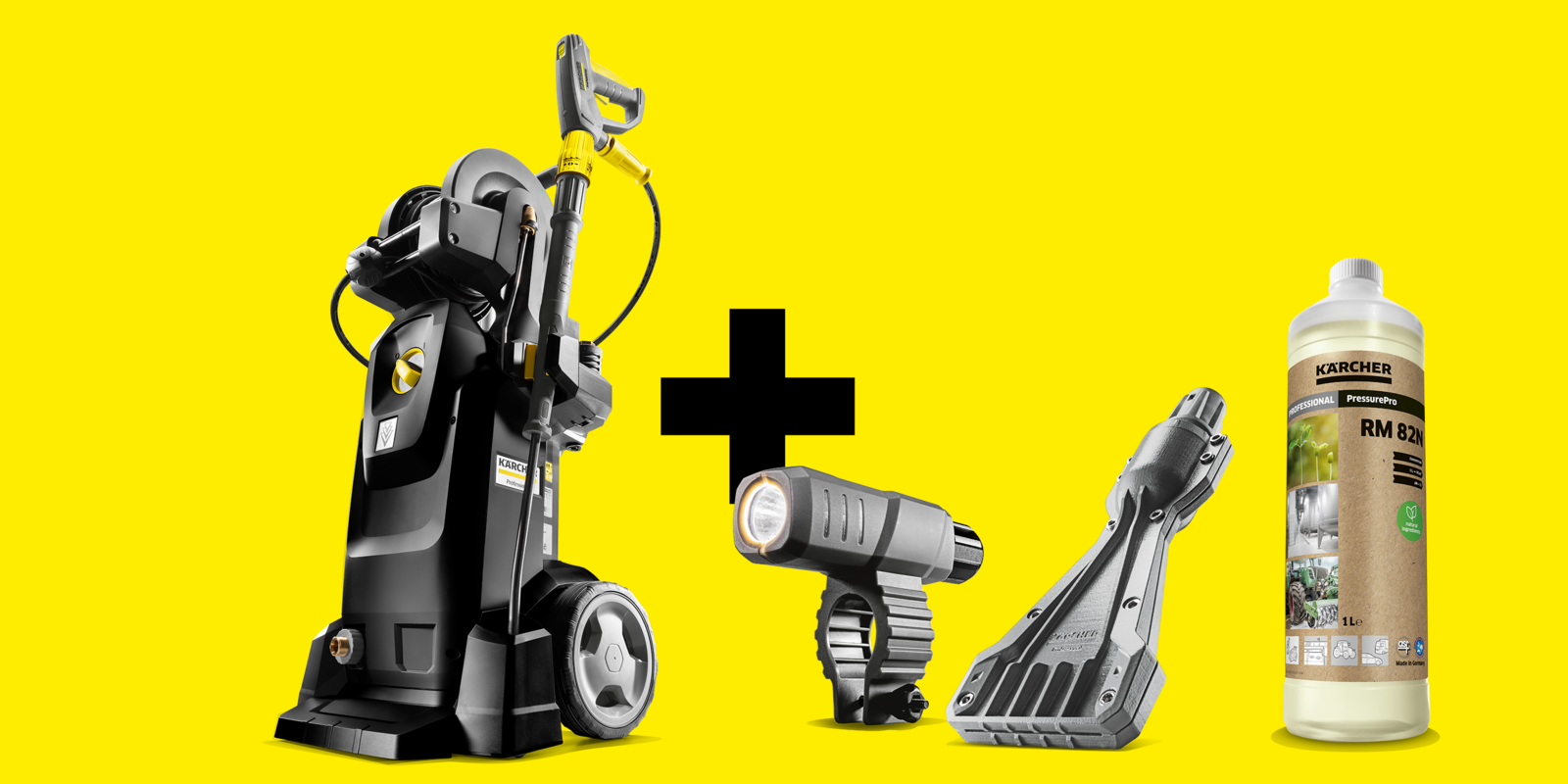 Kaltwasser-Hochdruckreiniger HD 8/18-4 MXA eB Foam Plus Go!Further