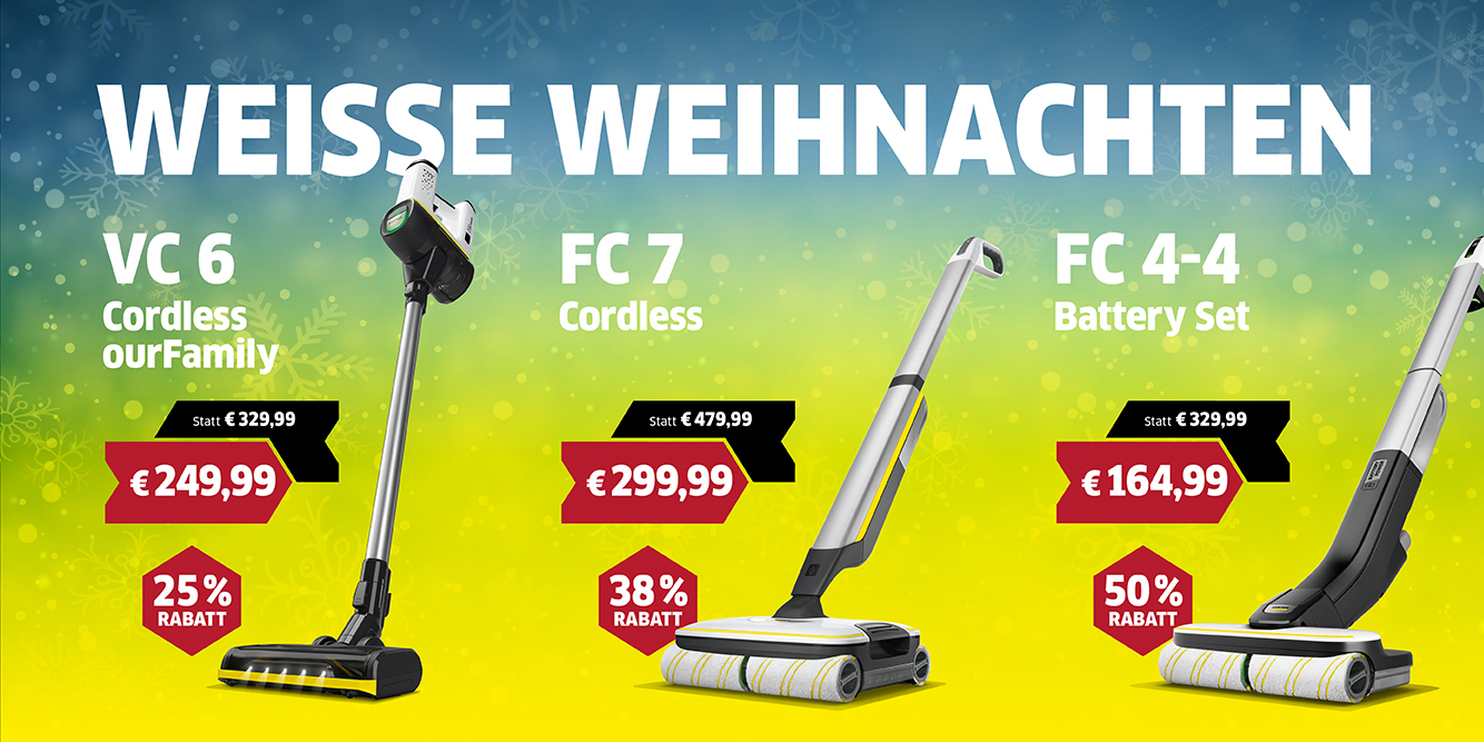 Kärcher Center Aktion Dezember & Jänner