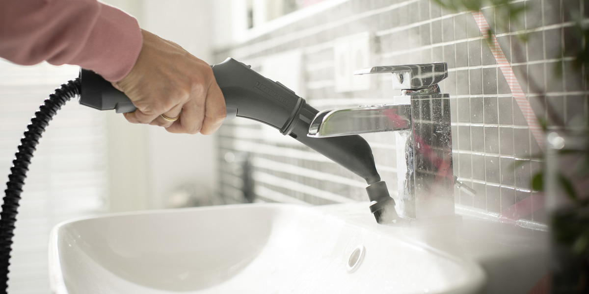 Karcher Steam Cleaner Steam Cleaning Bathroom