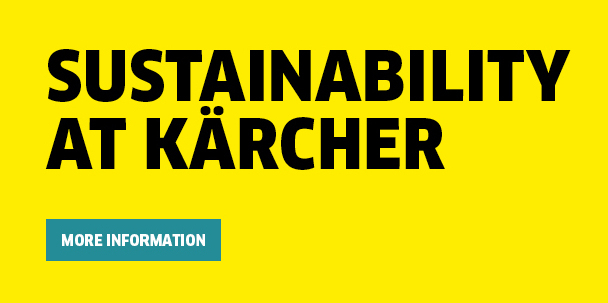 Discover sustainability at Kärcher.