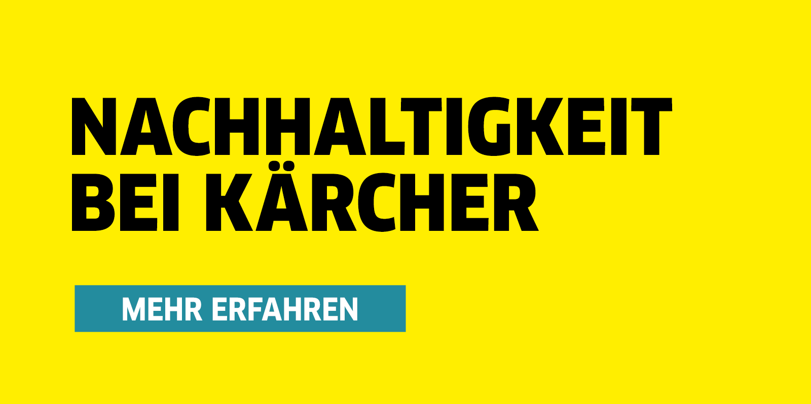 Discover sustainability at Kärcher.