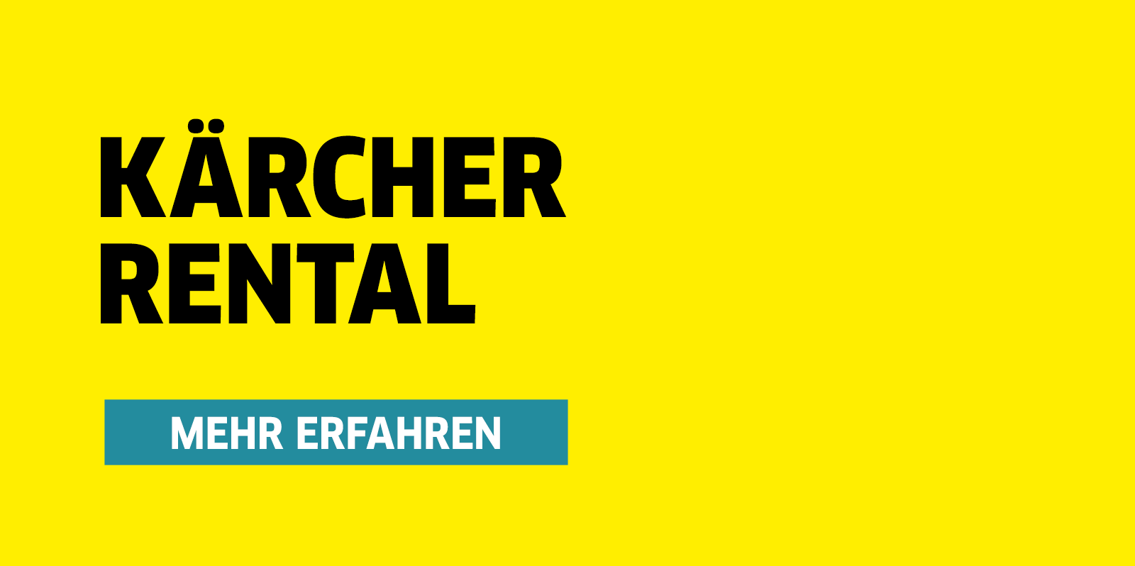 Go!Further - with rental solutions from Kärcher
