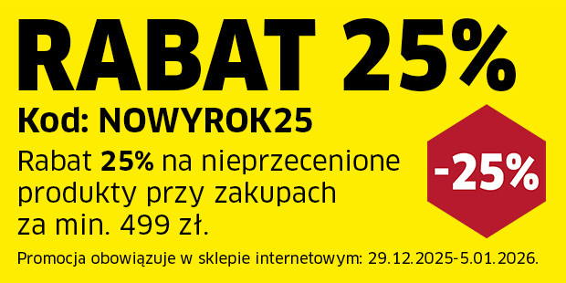 Rabat 25% w karcher.pl z kodem NOWYROK25 | Wejdź w nowy rok z przytupem!