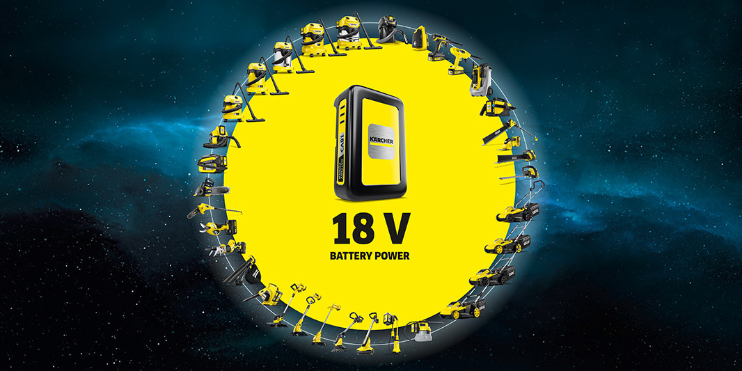Kärcher Battery Universe overview 18 V
