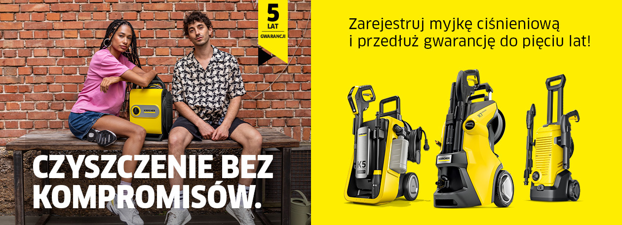 Przedłużenie gwarancji na myjki ciśnieniowe Home & Garden