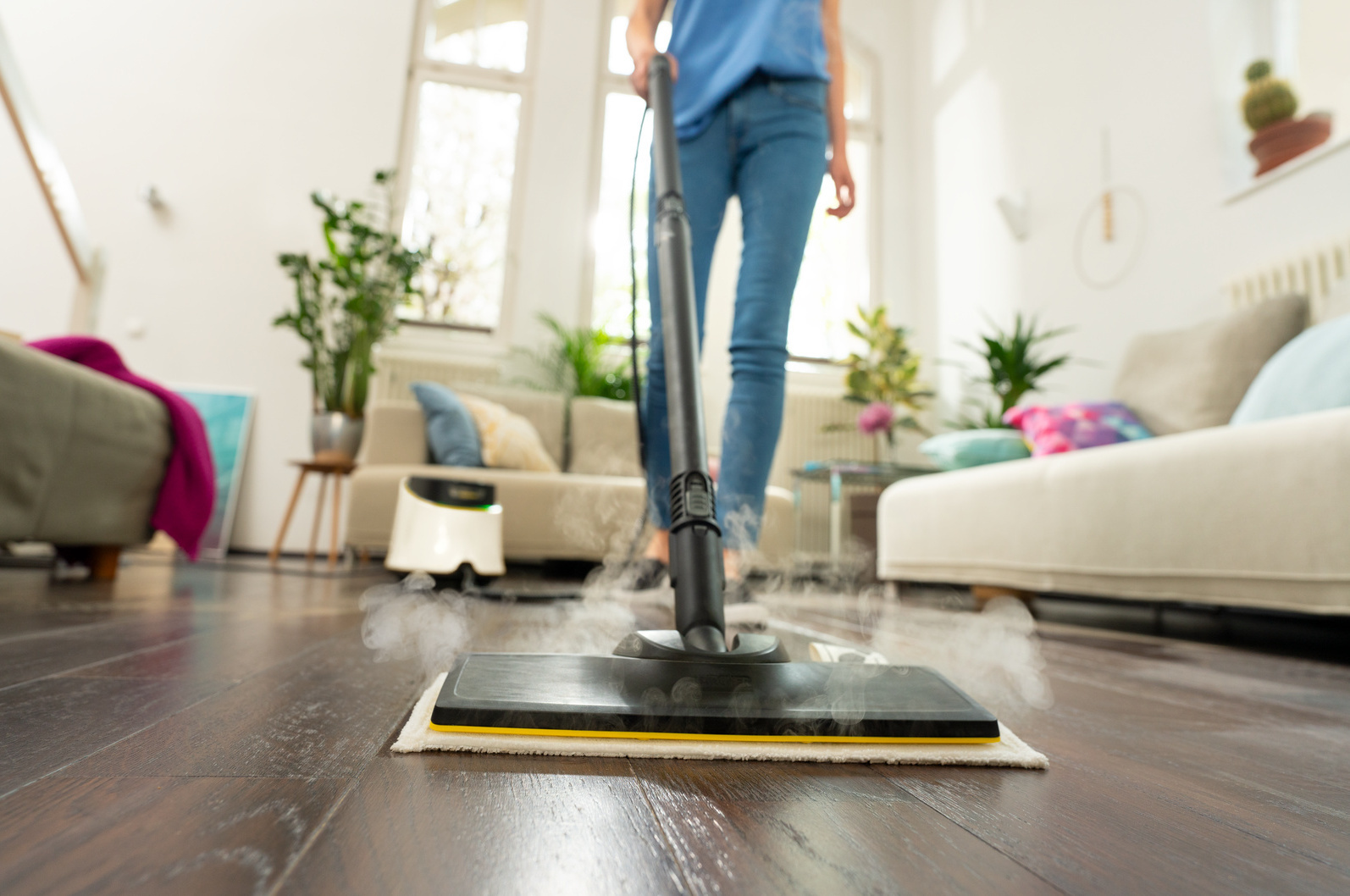 Kärcher Saugwischer entfernt 99 der Bakterien mit hygienischer Reinigung