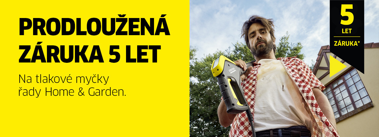 5 let záruky takové myčky