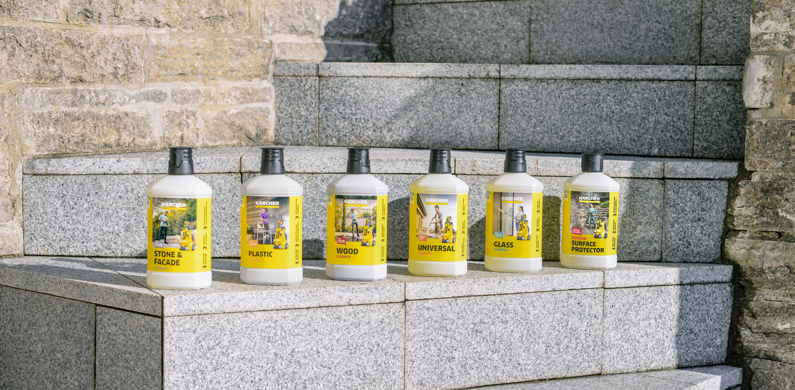 Die Reinigungsmittel sind universell für alle Kärcher Hochdruckreiniger geeignet.