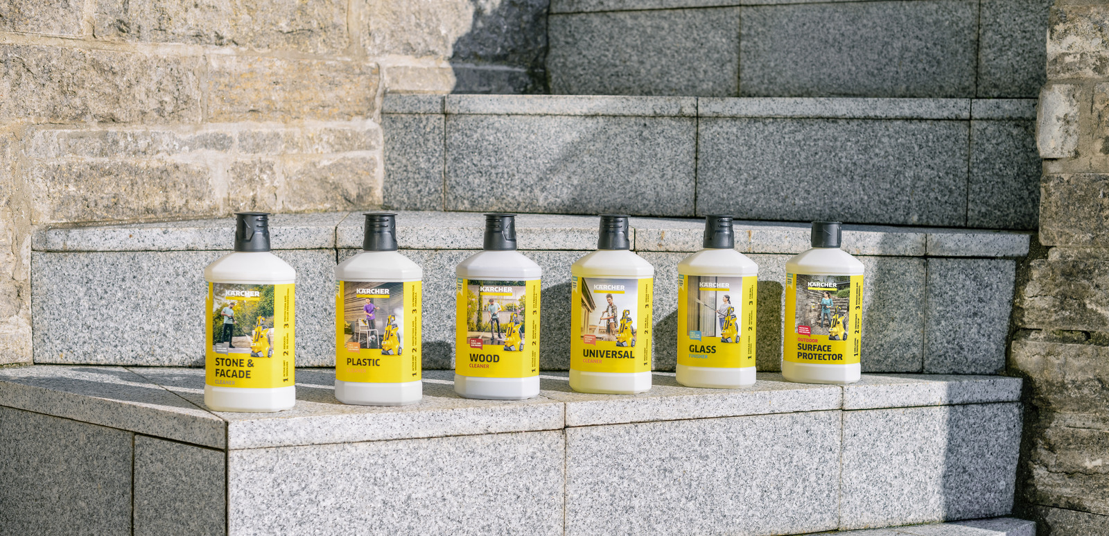 Les produits nettoyants conviennent à tous les nettoyeurs haute pression Kärcher.