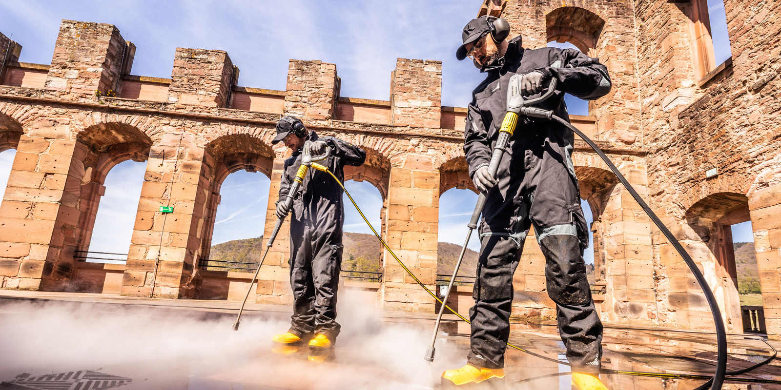 Reinigung Heidelberger Schloss Kärcher