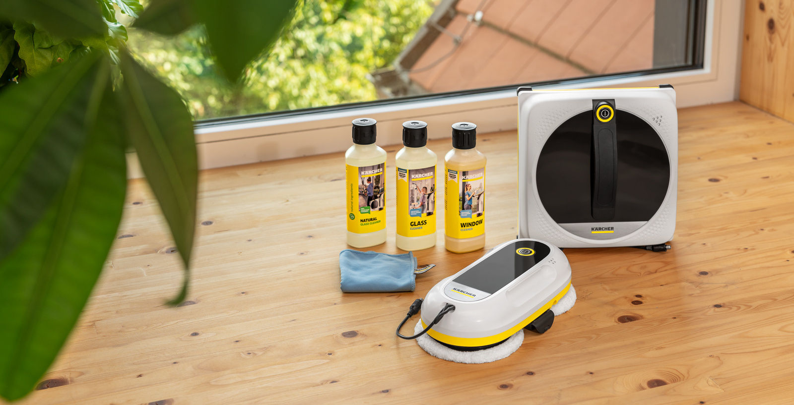 Les accessoires te permettent d'adapter le nettoyage de manière optimale.