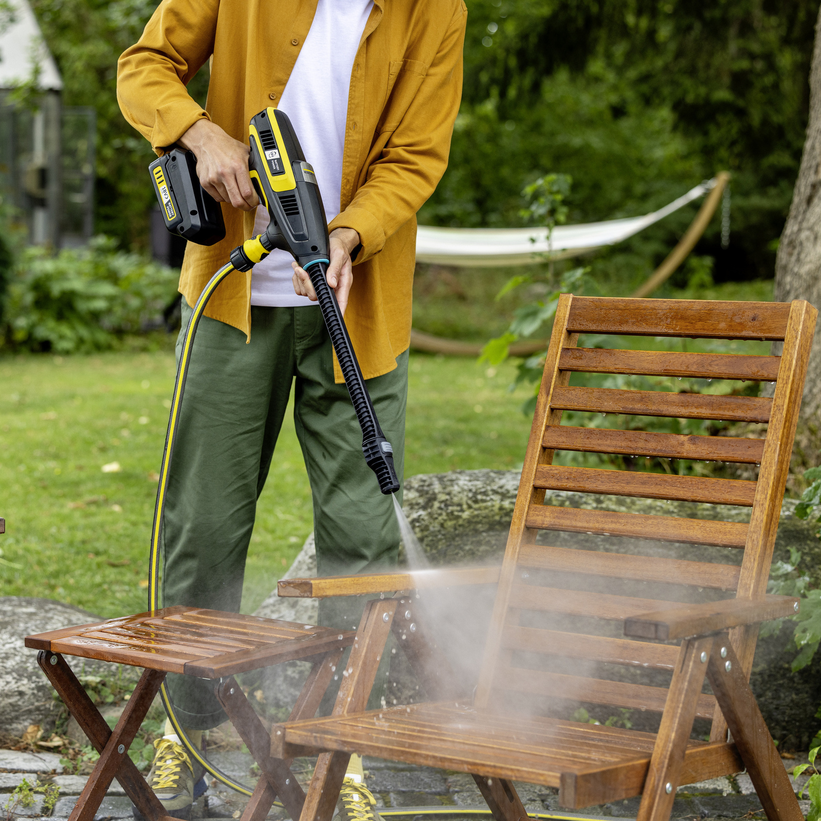 Domaine d'application : nettoyage à moyenne pression