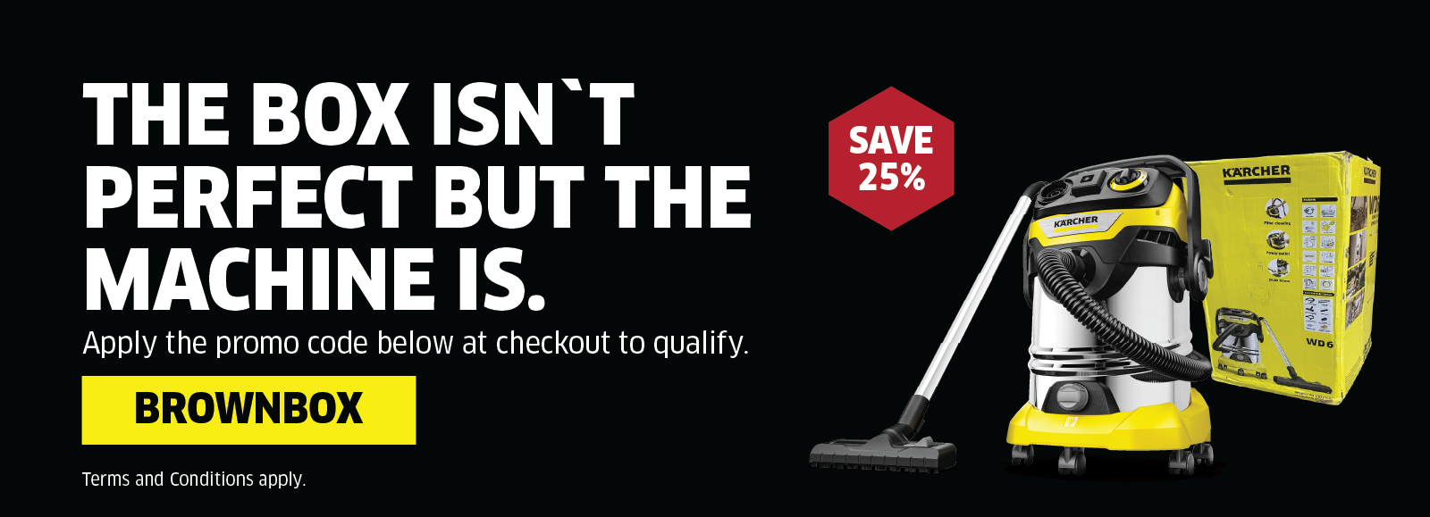 Brown Box Promotional Banner