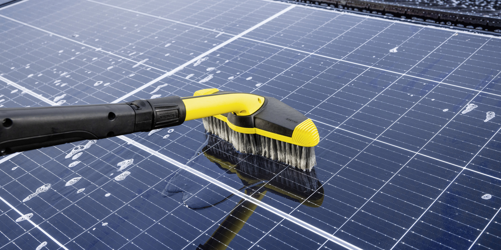 Cleaning solar panels