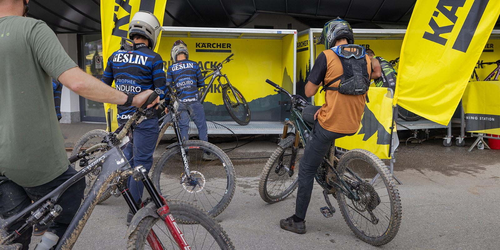UCI MTB Leogang cleaning