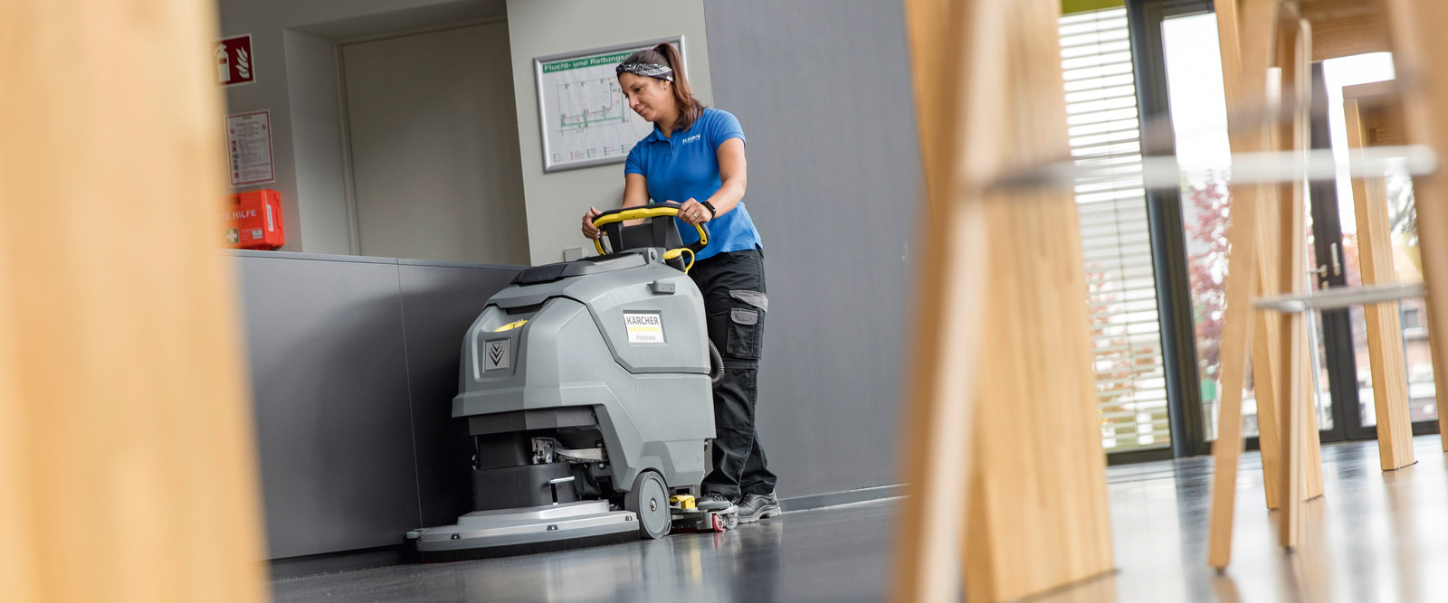 Kärcher Nachläufer-Scheuersaugmaschinen