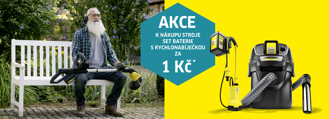 Set baterie s rychlonabíječkou za korunu