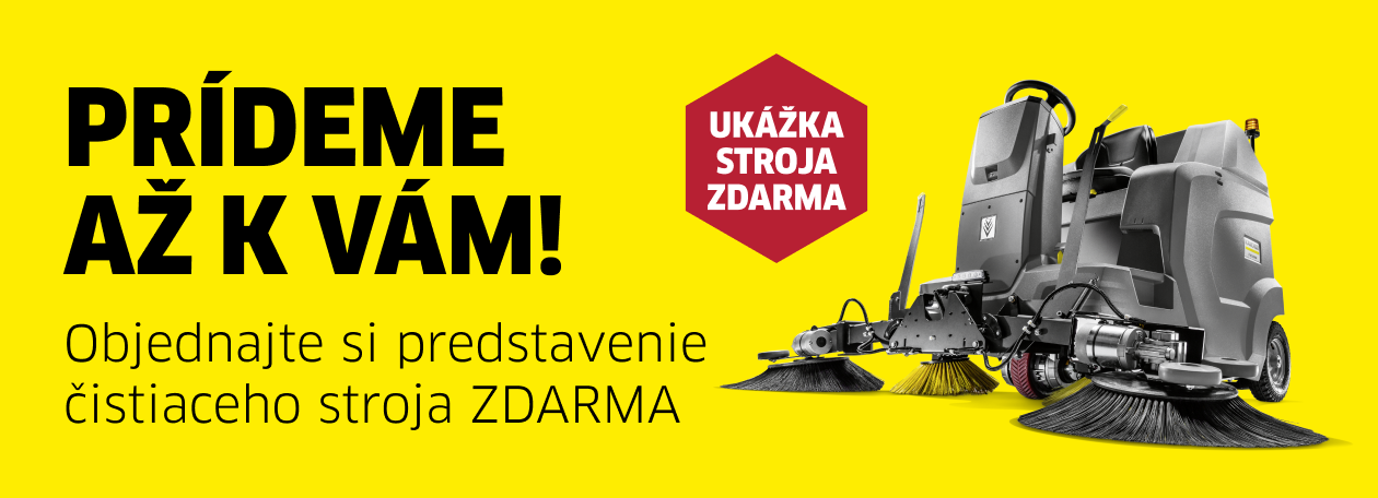 Prídeme až k vám - podlahové a zametacie stroje