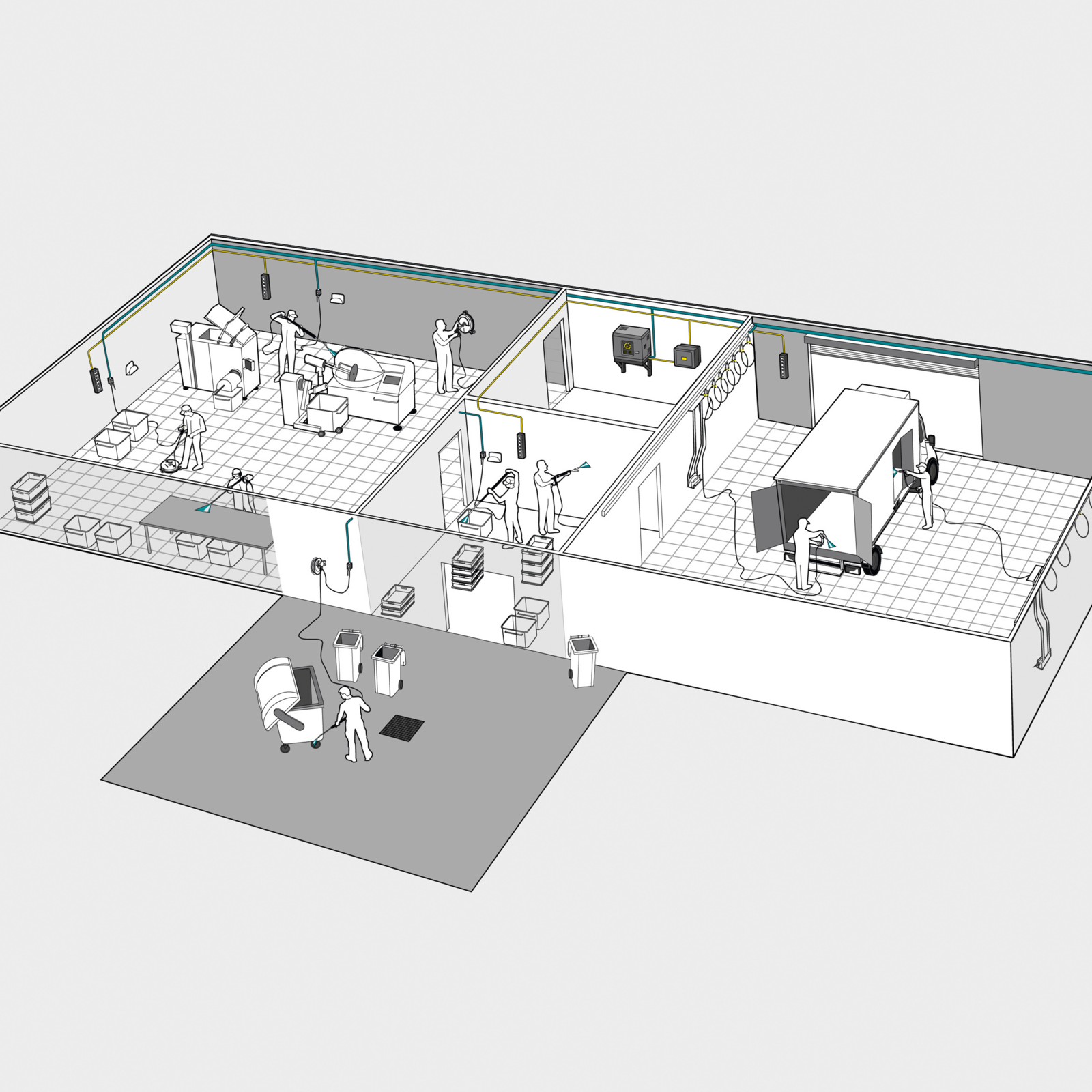 Reinigungslösungen für Fahrzeuge und Equipment