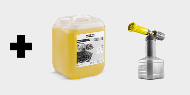 eco!Booster TR 036 + Lanca pianowa Basic 1 + PressurePro RM 81 aktywny środek czyszczący, 2.5l