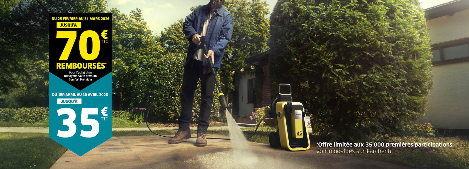 Découvrez les offres de remboursement Kärcher