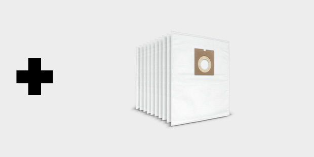 Fizelinowe worki filtracyjne, 10 sztuk