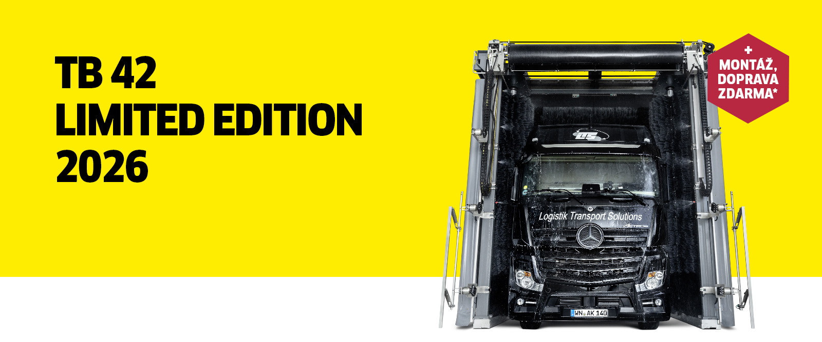 Akce na mycí linku Kärcher pro nákladní vozy TB 42