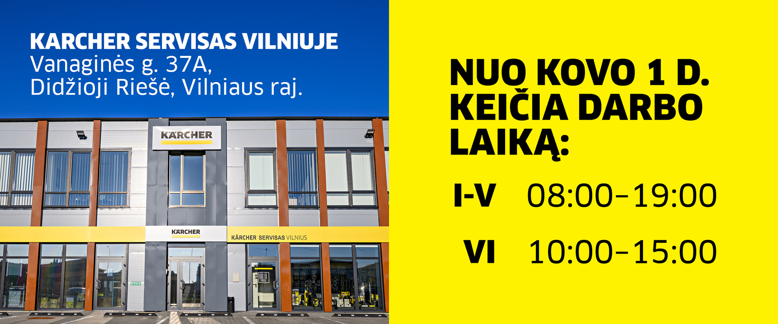 Vilniaus serviso darbo laikas