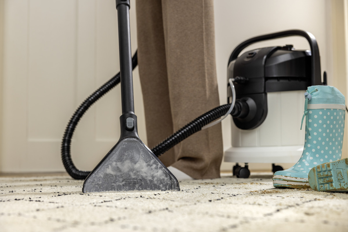 Intermediate cleaning of a pet bed with Kärcher vacuum cleaner