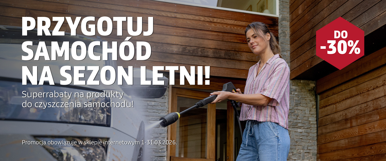 Przygotuj samochód na sezon letni z urządzeniami Kärcher!