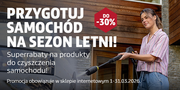 Przygotuj samochód na sezon letni z urządzeniami Kärcher!