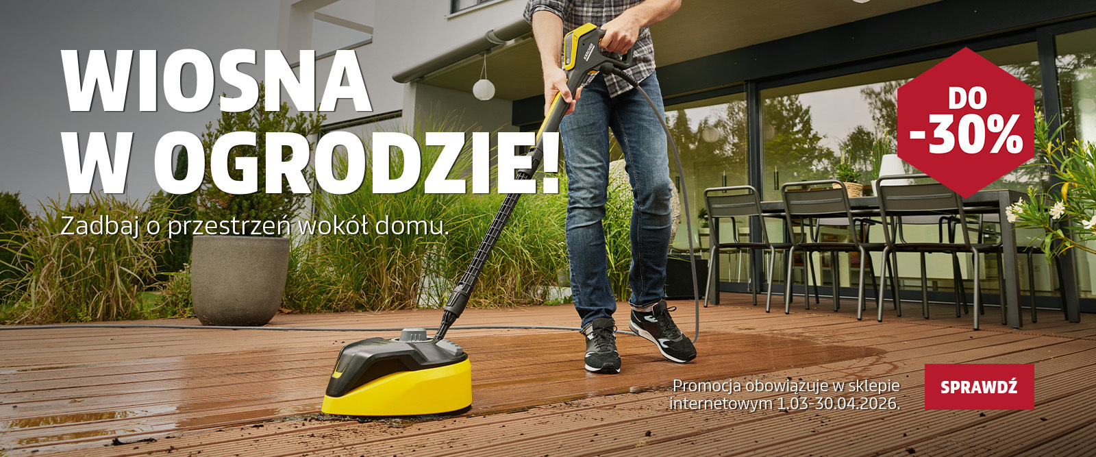 Wiosna w ogrodzie! Zadbaj o przestrzeń wokół domu!