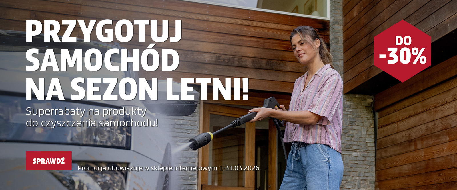 Przygotuj samochód na sezon letni z urządzeniami Kärcher!