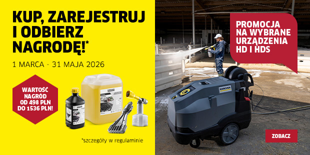 Kup profesjonalną myjkę ciśnieniową, zarejestruj i odbierz nagrodę!